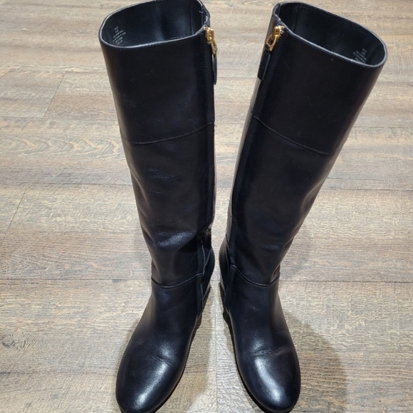 Ralph Lauren Black Riding Boots - Picture 6 of 16